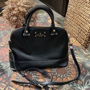 Kate Spade Black Wellesy Rachelle Purse